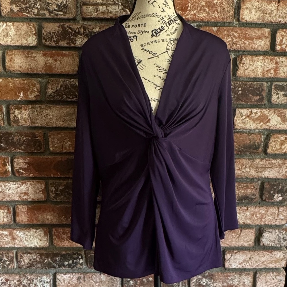Liz Claiborne knot Front Top